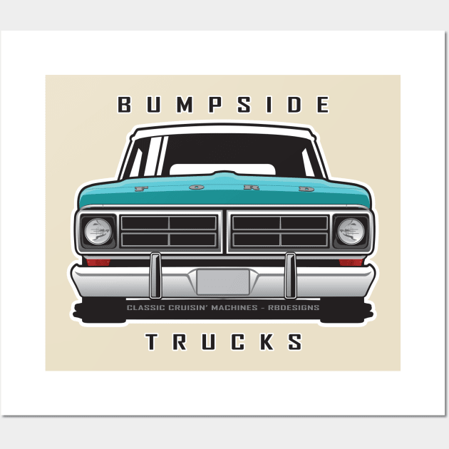 1967-1972 bumpside series truck Wall Art by RBDesigns